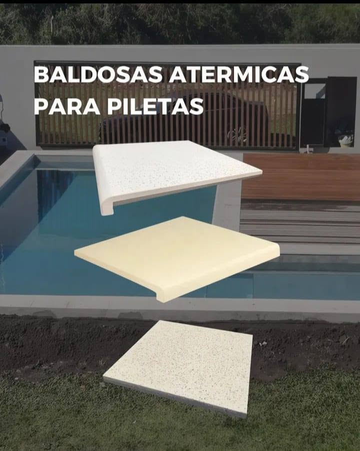 Baldosas atérmicas para pileta